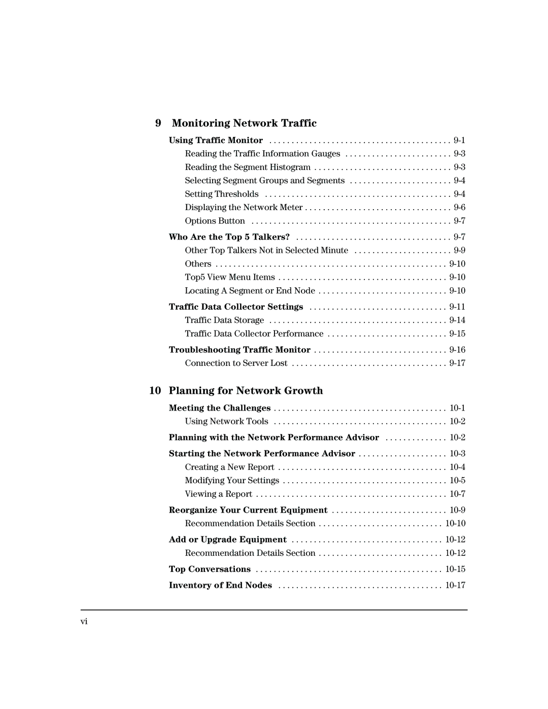 HP Networking TopTool Products manual Monitoring Network Traffic, Top Conversations Inventory of End Nodes 