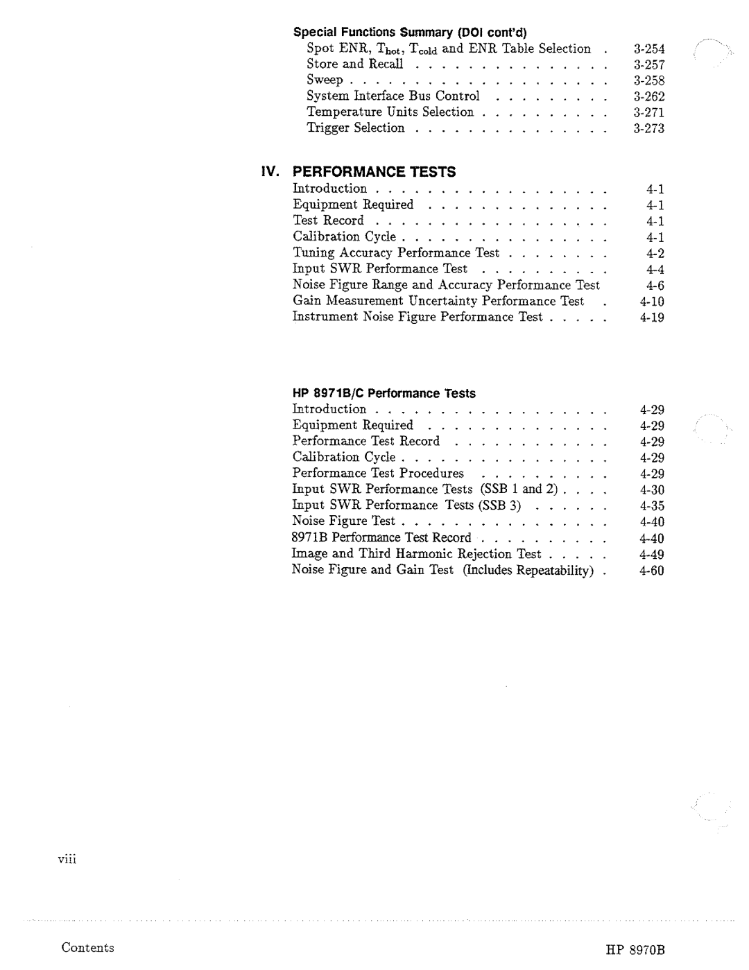 HP Noise Reduction Machine 8970b manual 