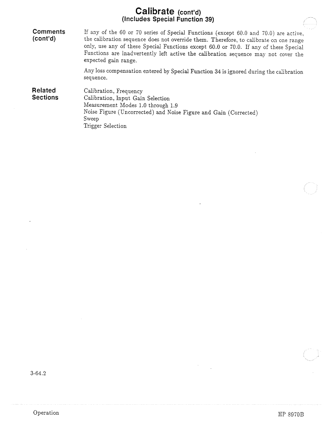 HP Noise Reduction Machine 8970b manual 