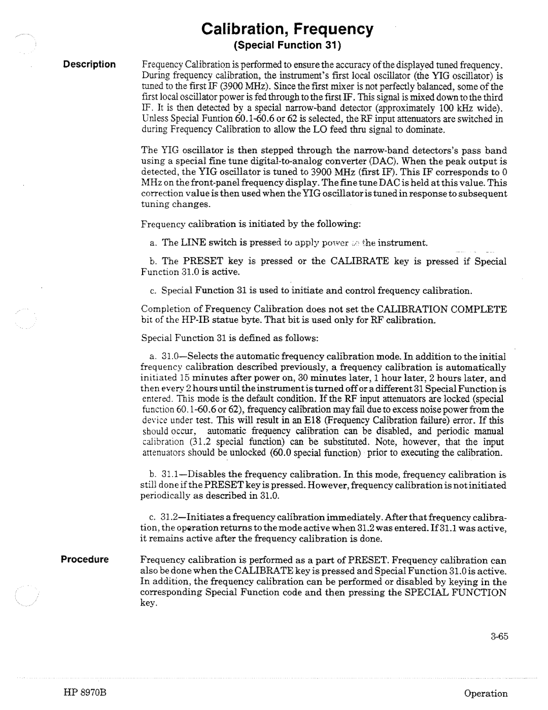 HP Noise Reduction Machine 8970b manual 