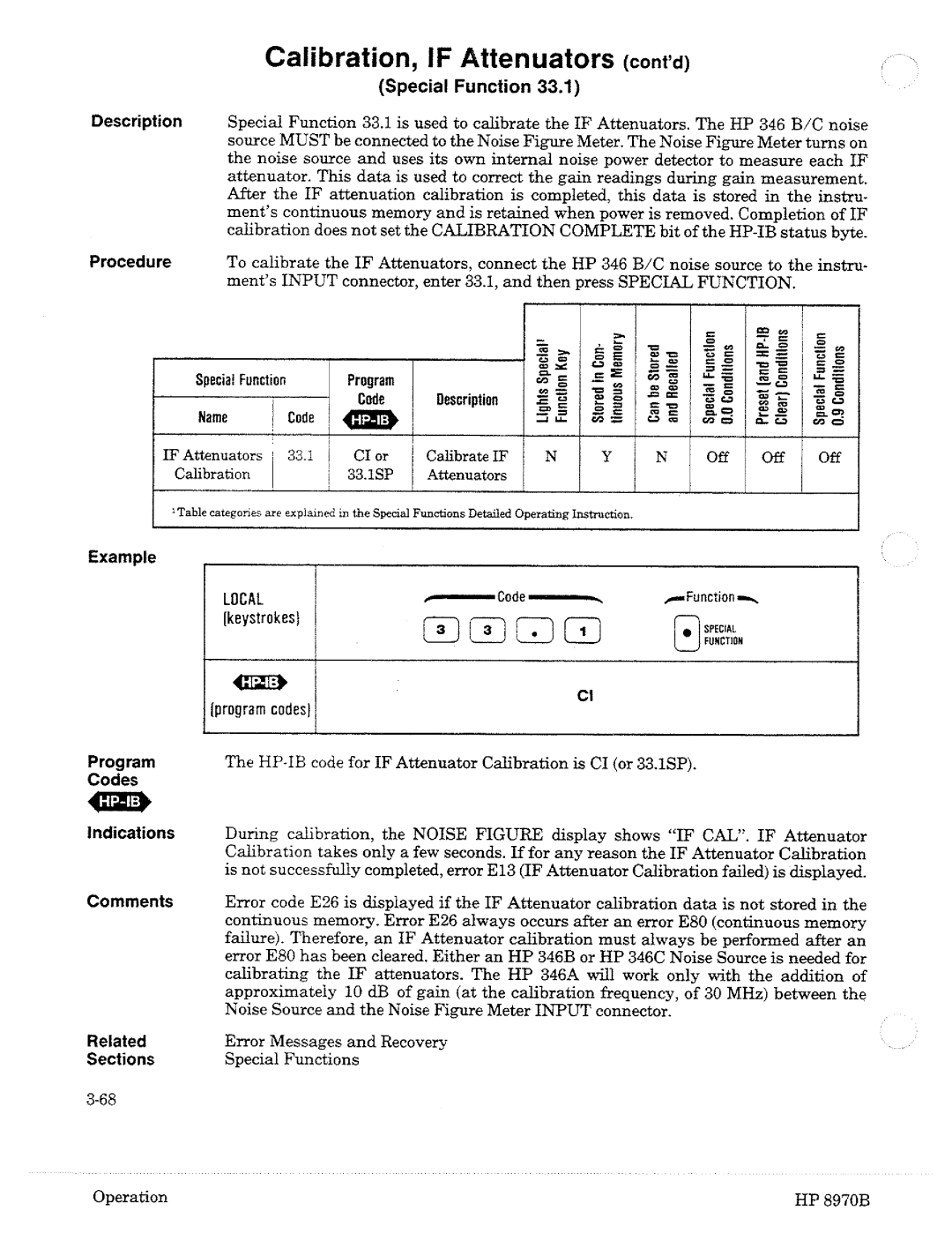 HP Noise Reduction Machine 8970b manual 
