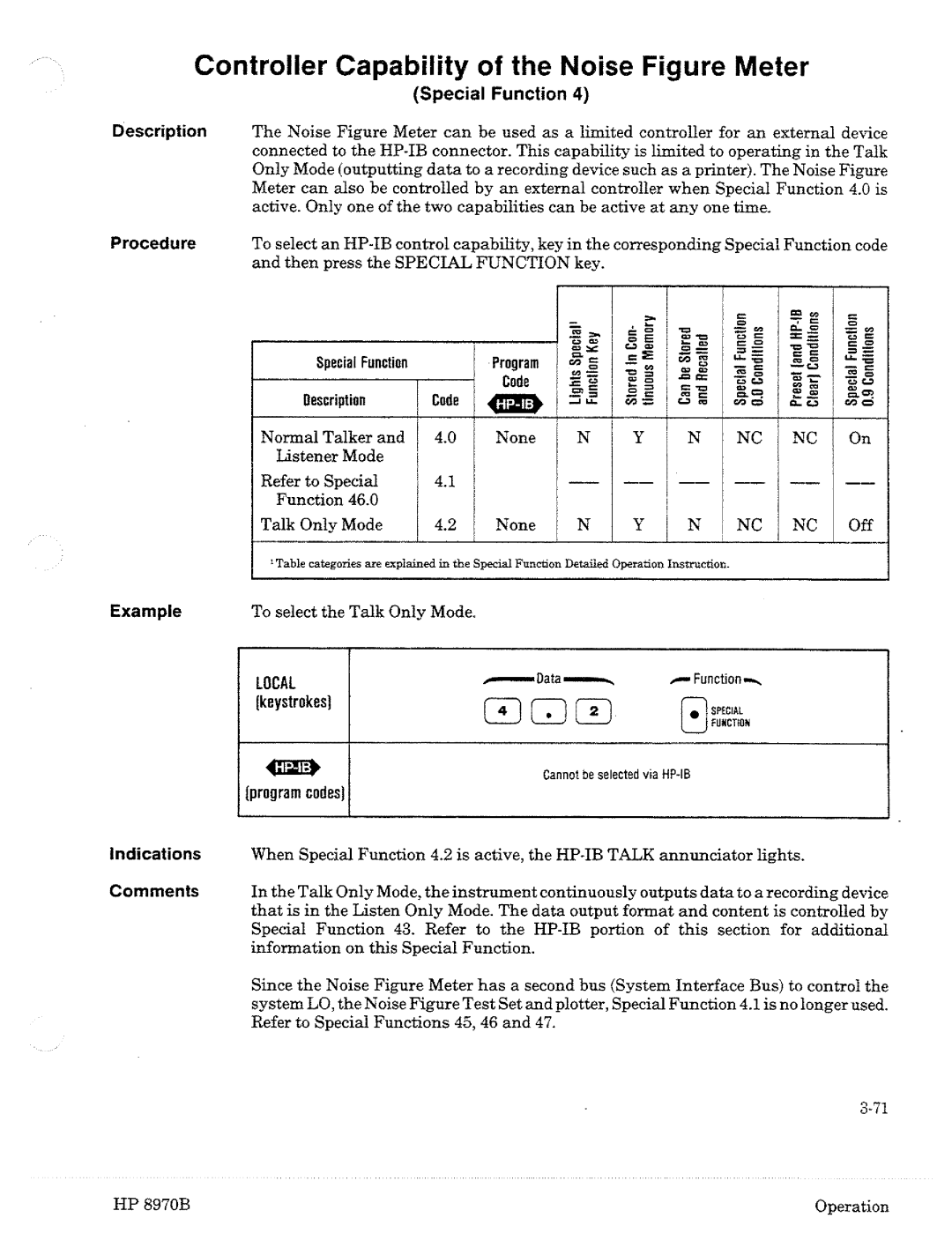 HP Noise Reduction Machine 8970b manual 