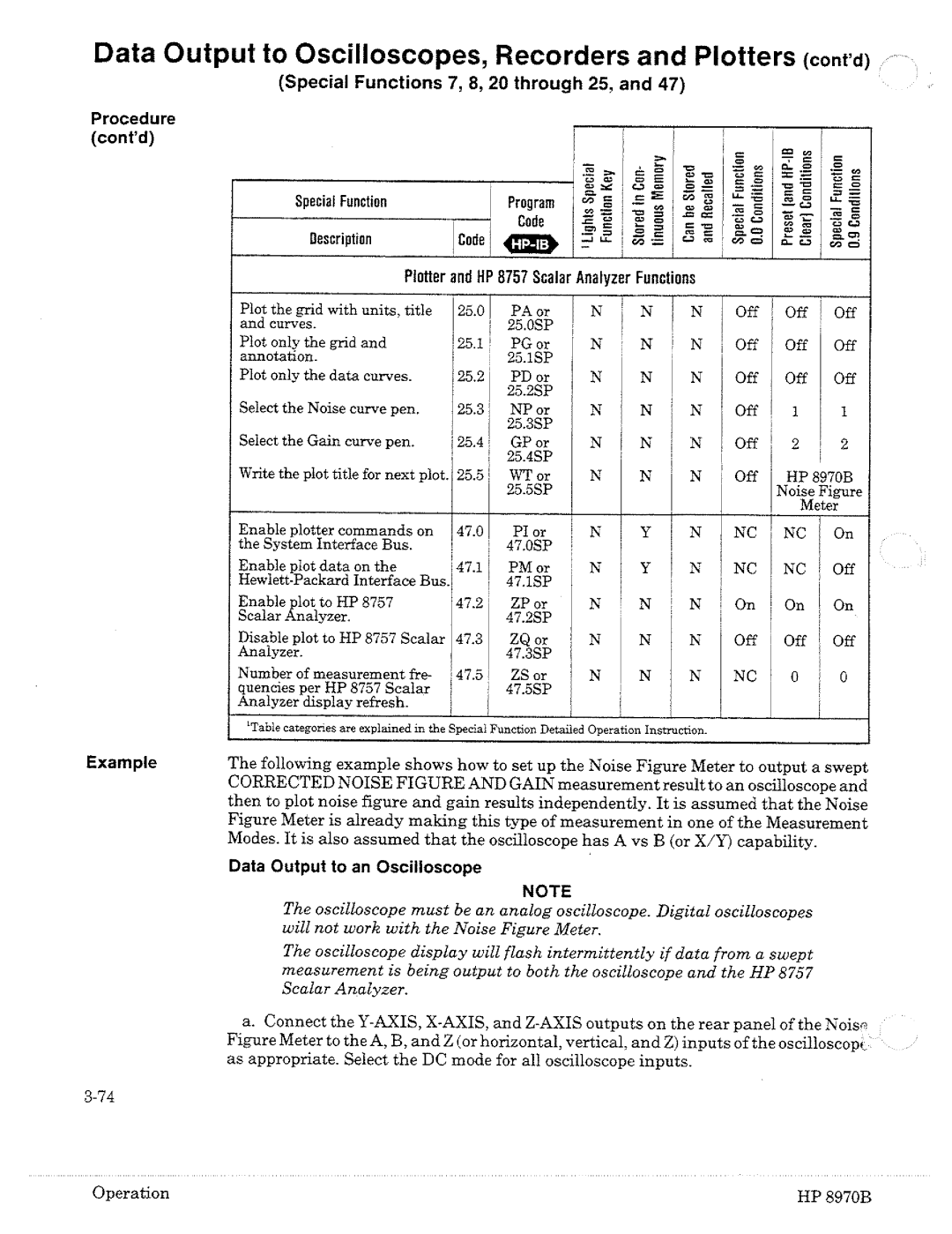 HP Noise Reduction Machine 8970b manual 