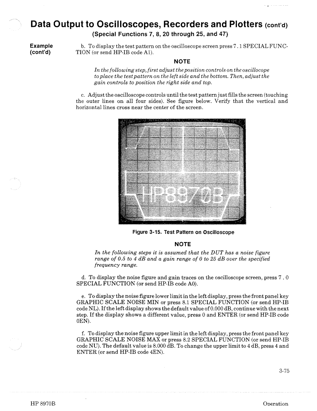 HP Noise Reduction Machine 8970b manual 