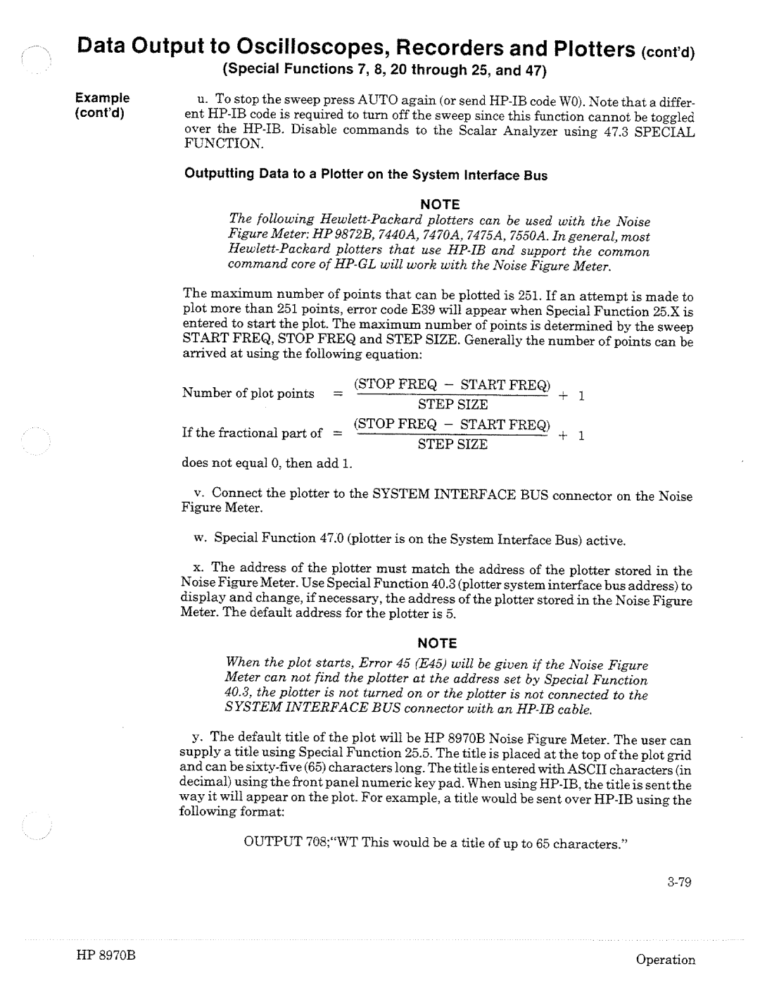 HP Noise Reduction Machine 8970b manual 