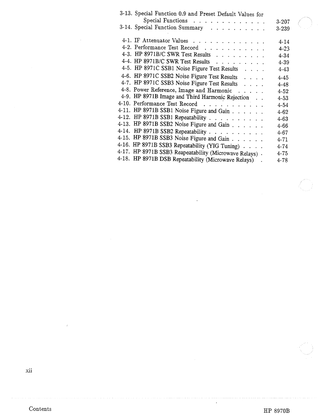 HP Noise Reduction Machine 8970b manual 