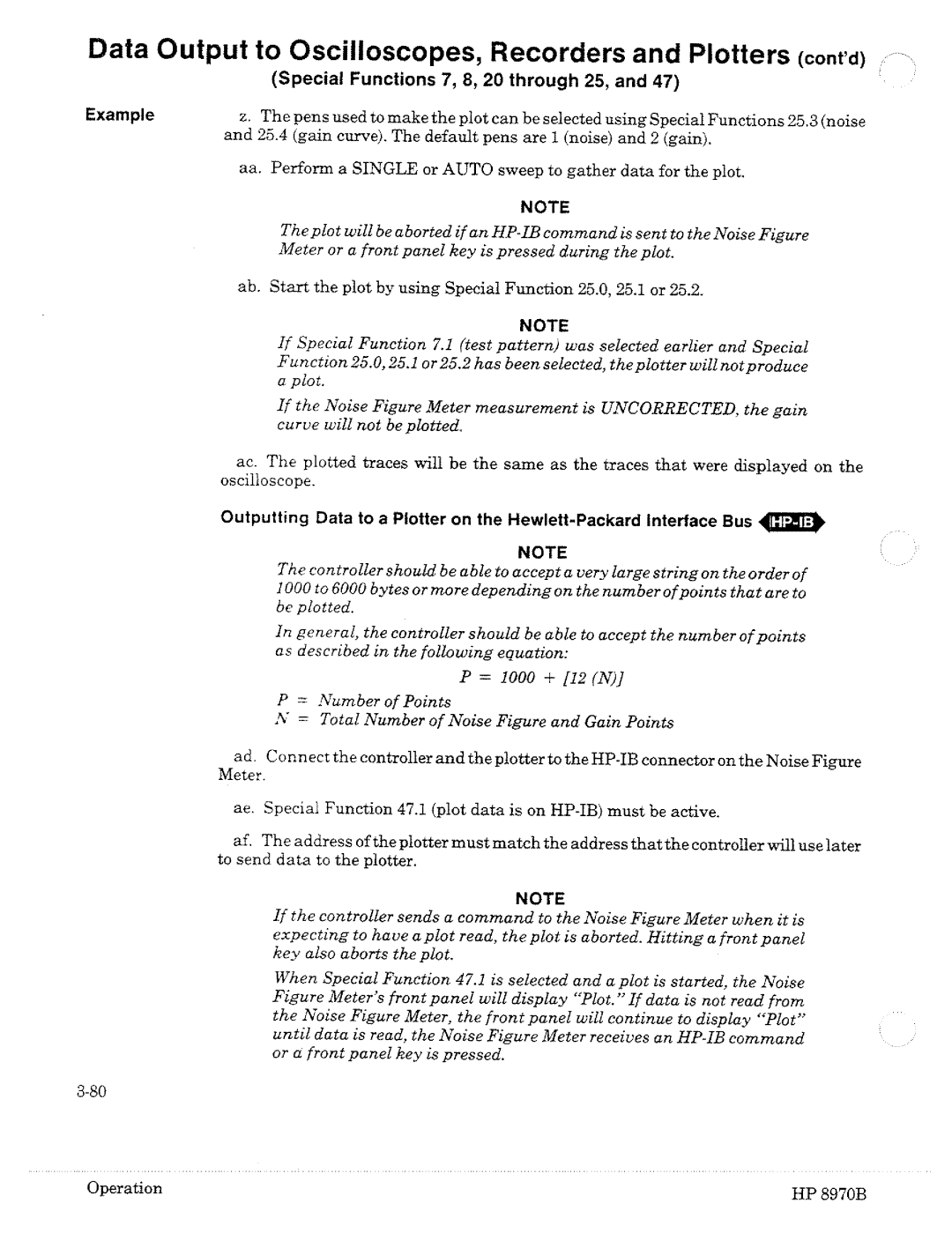 HP Noise Reduction Machine 8970b manual 