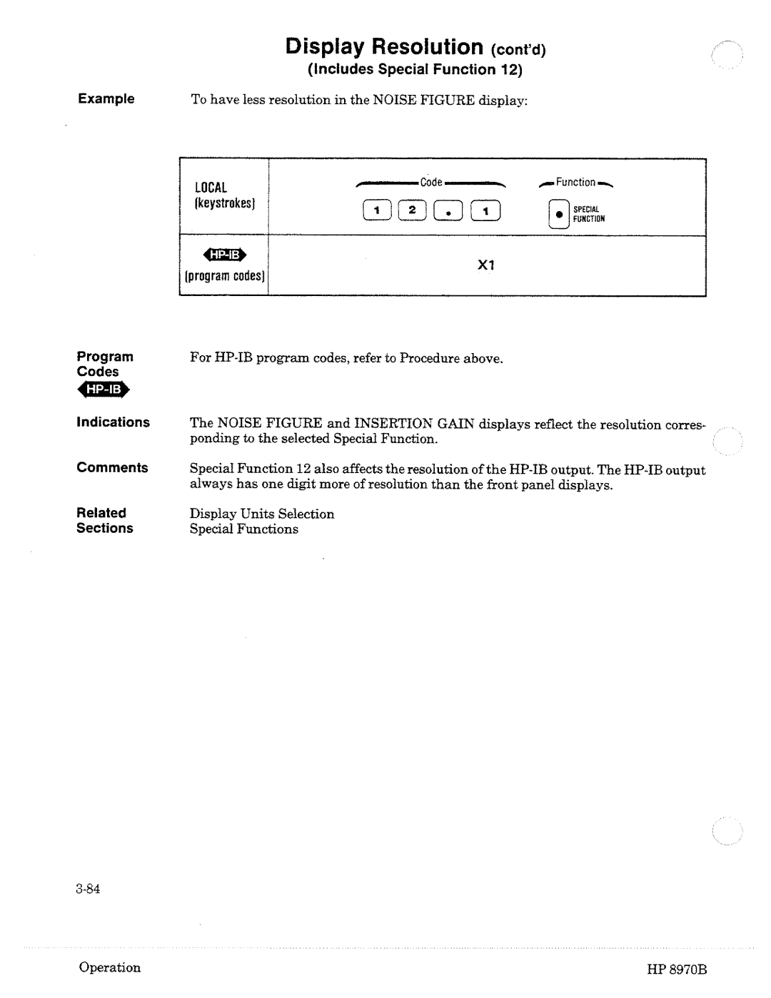 HP Noise Reduction Machine 8970b manual 