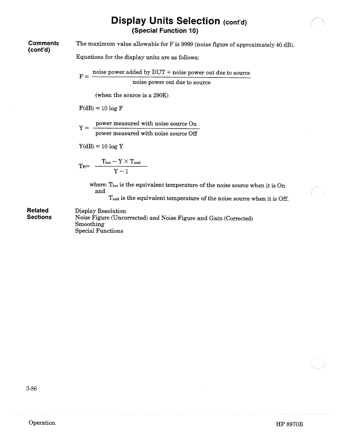 HP Noise Reduction Machine 8970b manual 