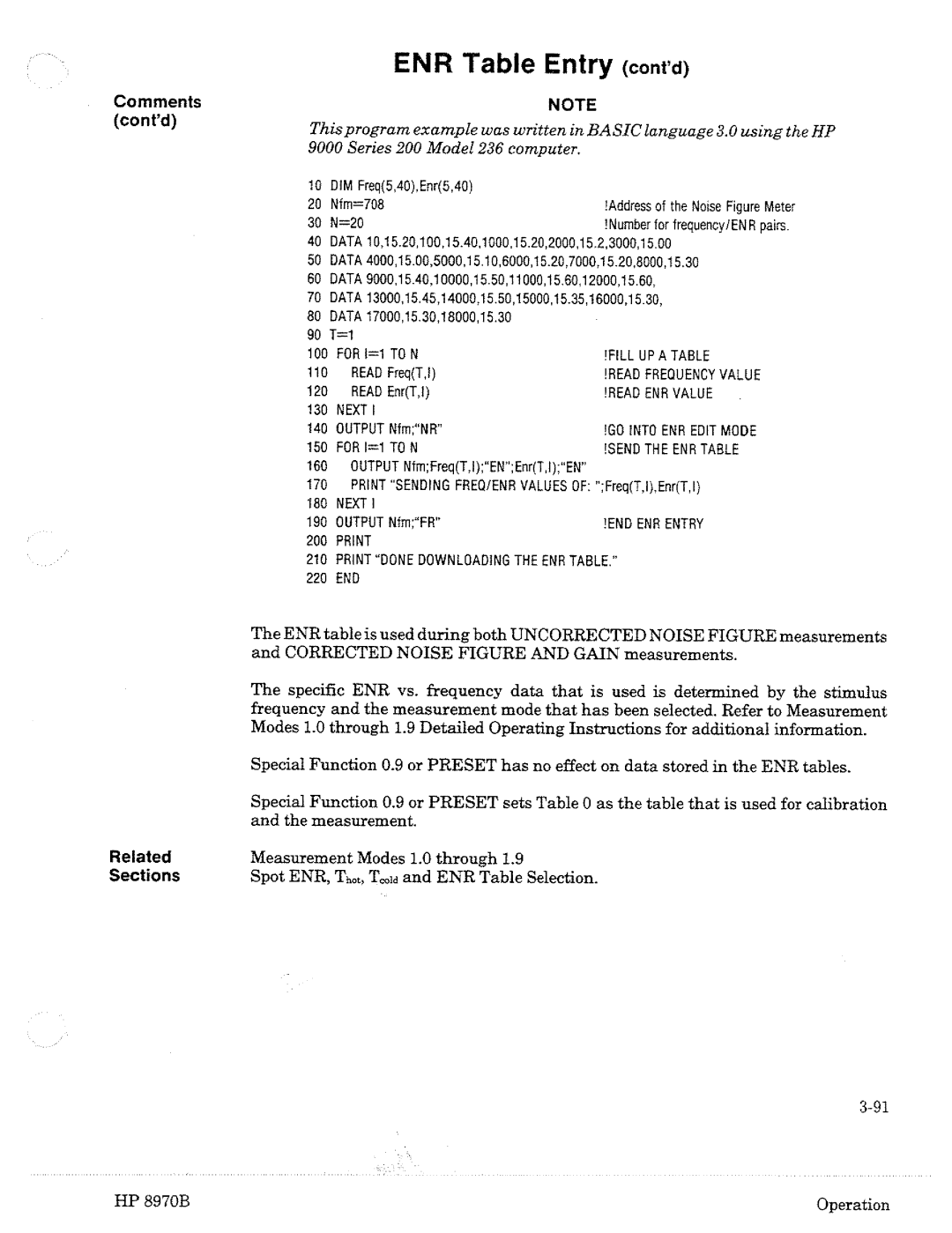HP Noise Reduction Machine 8970b manual 