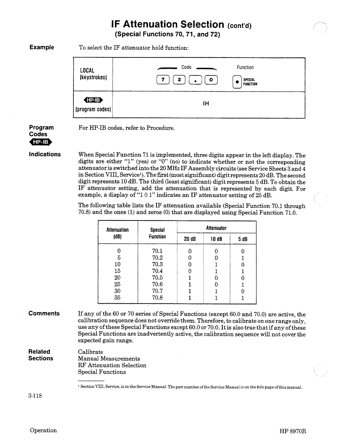 HP Noise Reduction Machine 8970b manual 