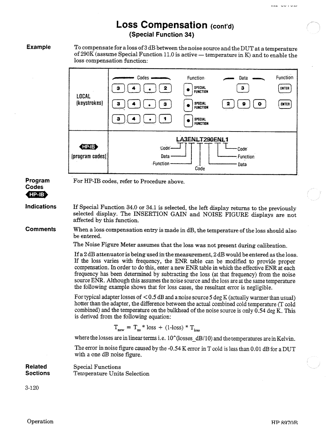 HP Noise Reduction Machine 8970b manual 