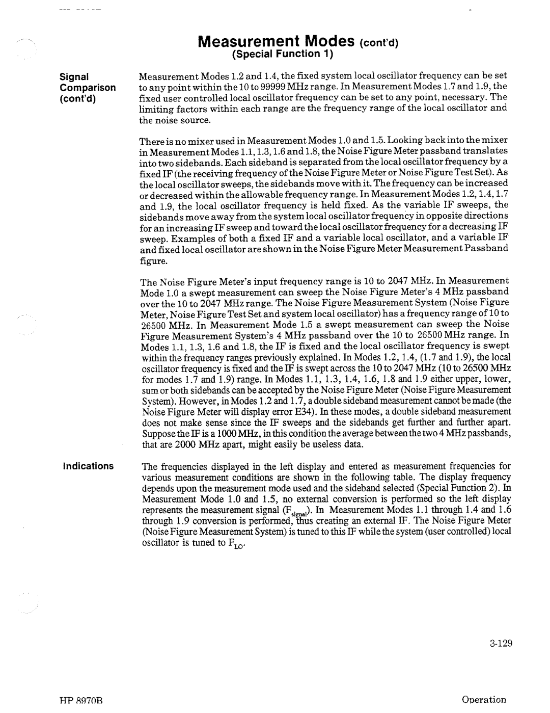 HP Noise Reduction Machine 8970b manual 