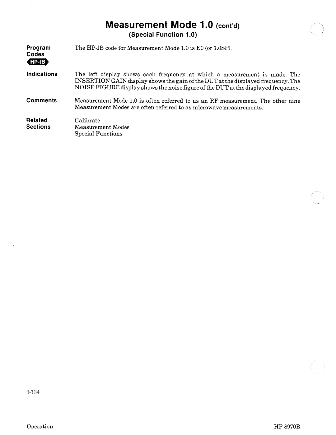 HP Noise Reduction Machine 8970b manual 