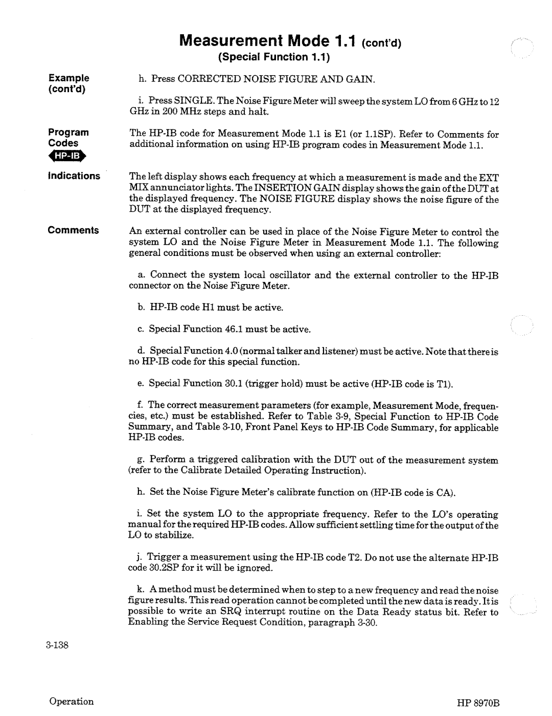 HP Noise Reduction Machine 8970b manual 