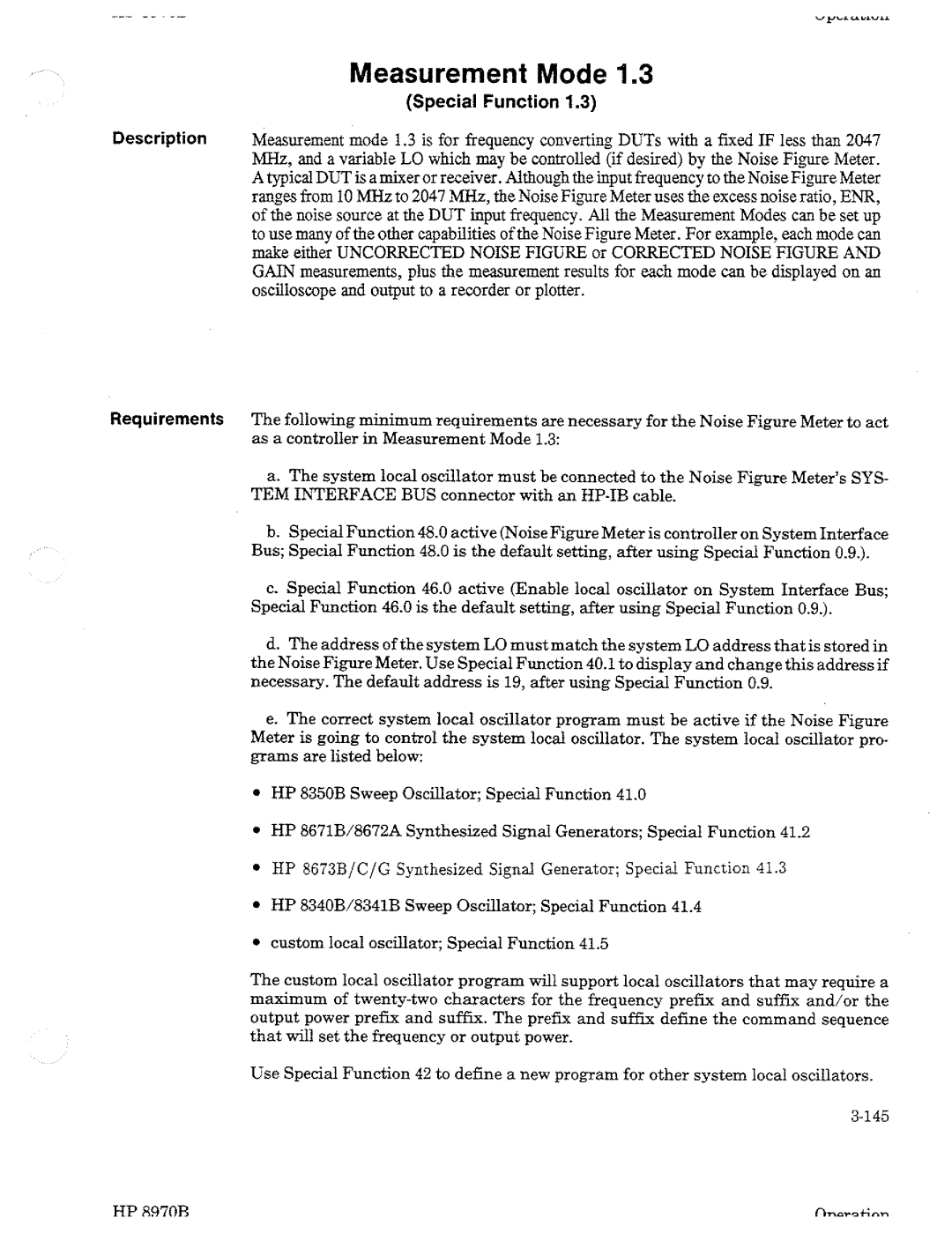 HP Noise Reduction Machine 8970b manual 