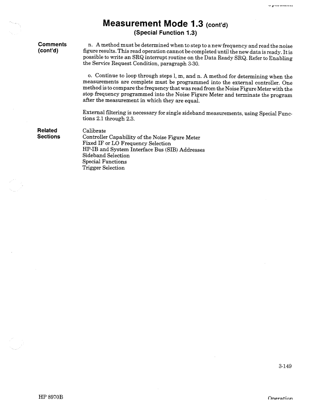 HP Noise Reduction Machine 8970b manual 