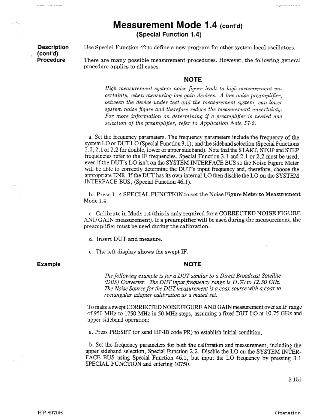 HP Noise Reduction Machine 8970b manual 