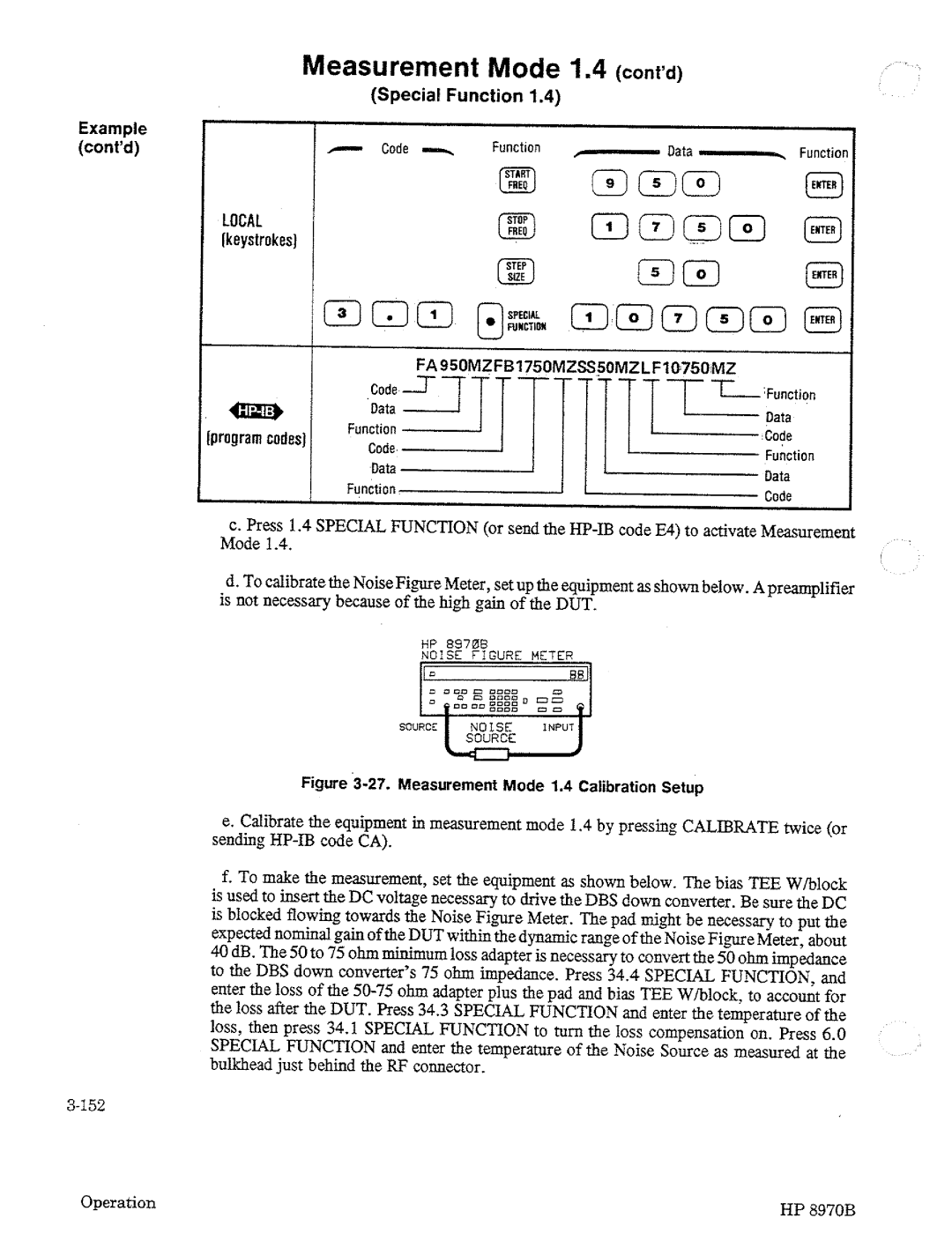 HP Noise Reduction Machine 8970b manual 