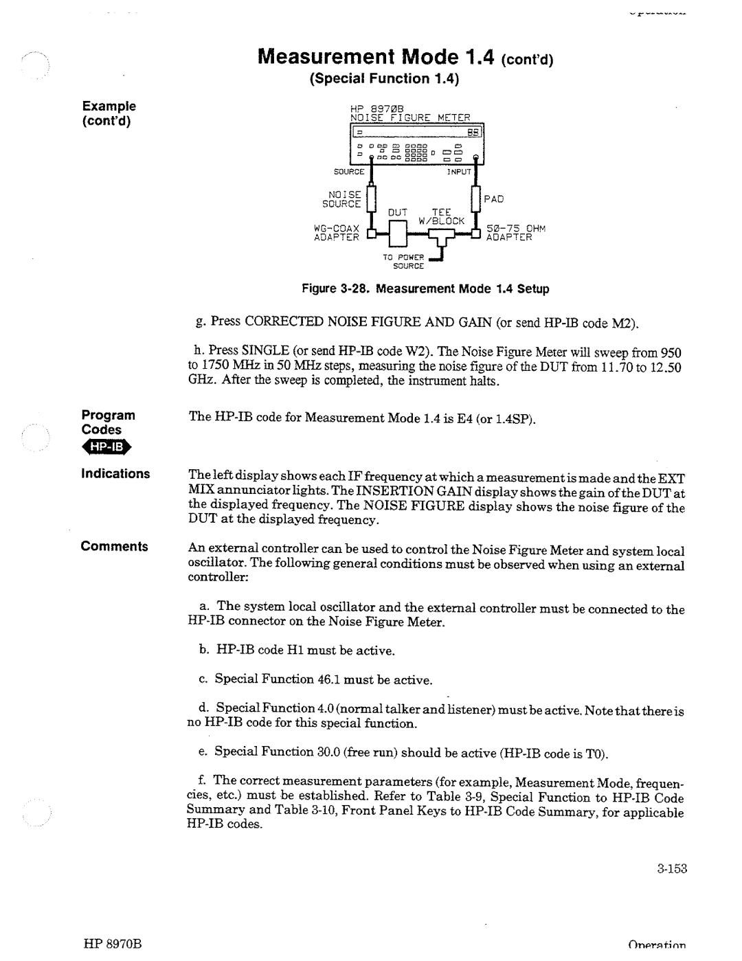 HP Noise Reduction Machine 8970b manual 