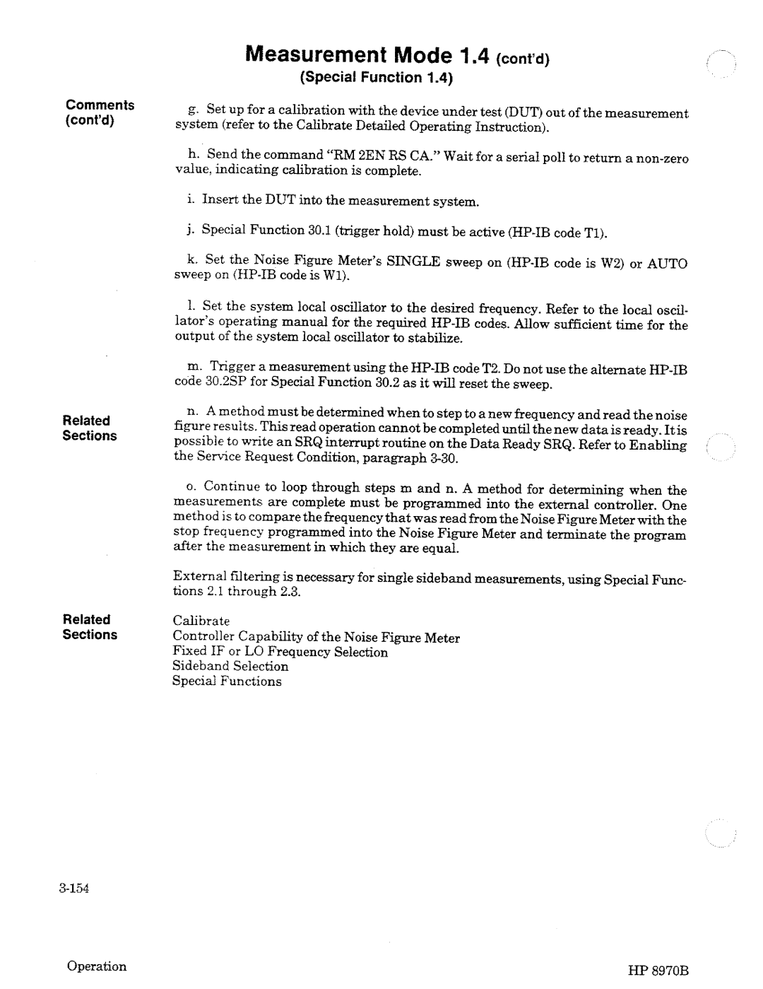 HP Noise Reduction Machine 8970b manual 