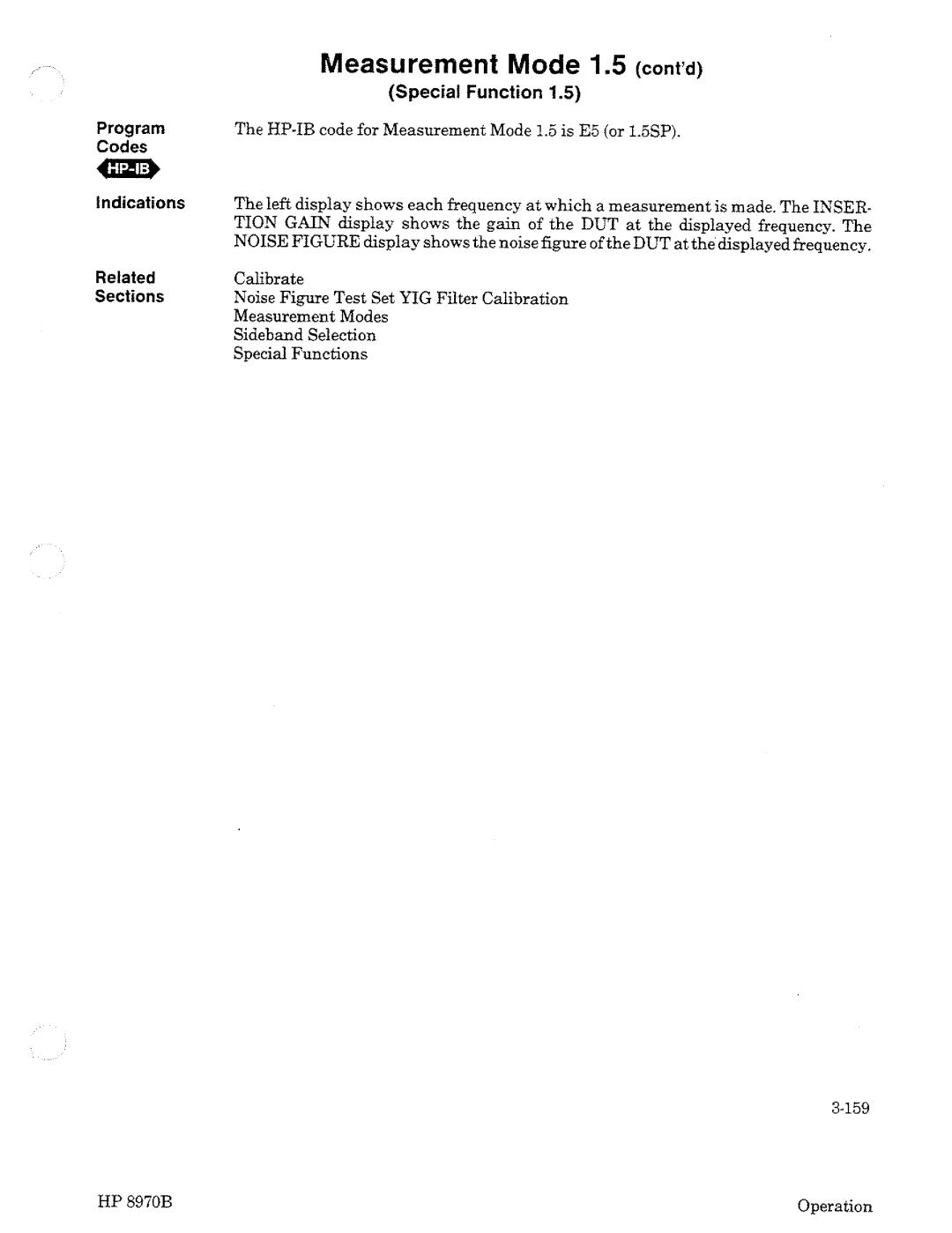 HP Noise Reduction Machine 8970b manual 