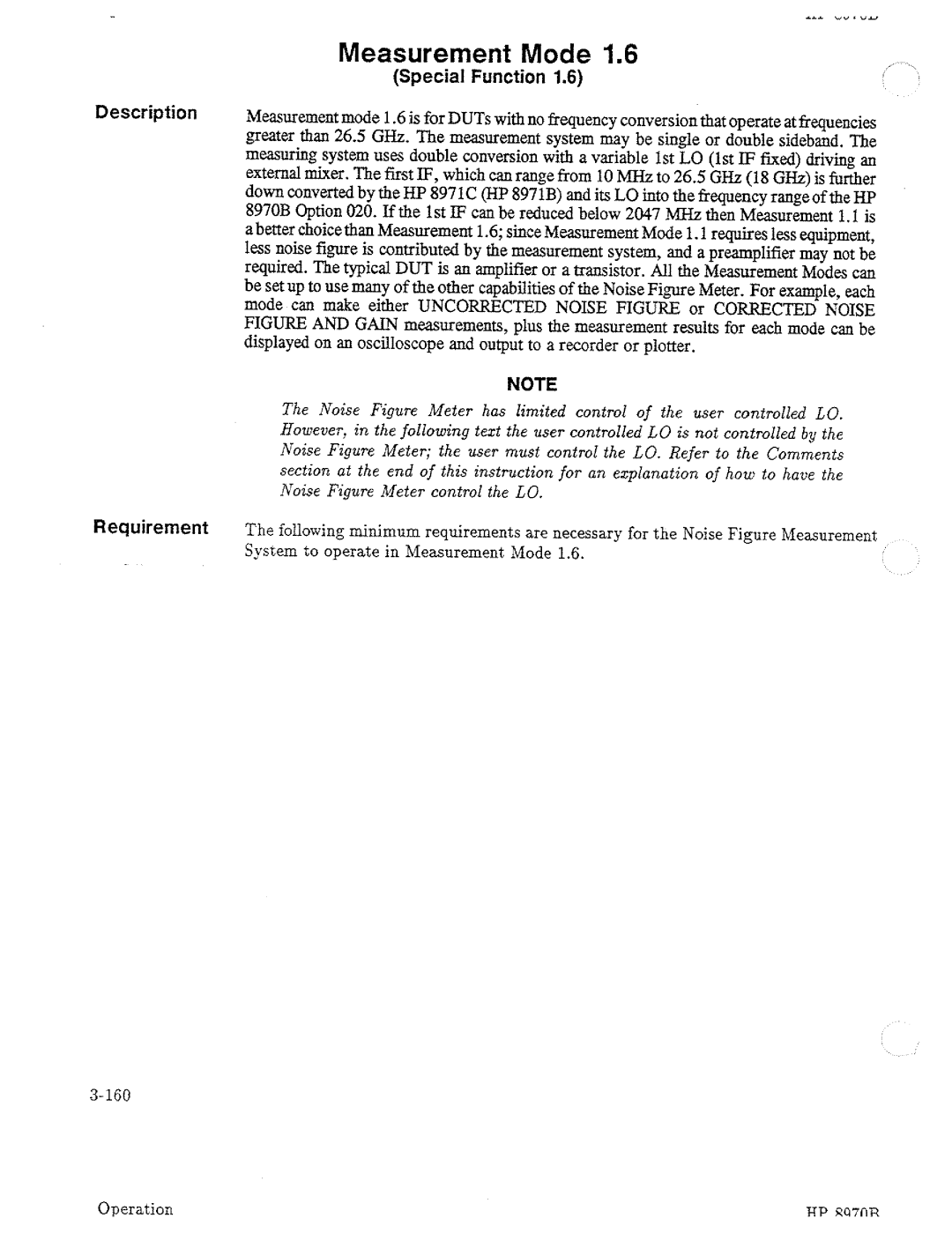 HP Noise Reduction Machine 8970b manual 