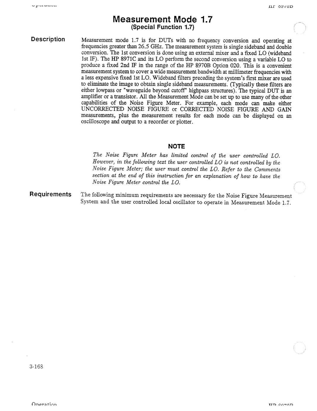 HP Noise Reduction Machine 8970b manual 