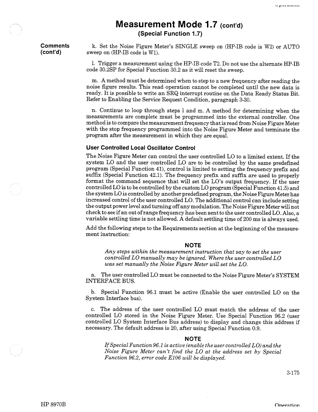 HP Noise Reduction Machine 8970b manual 