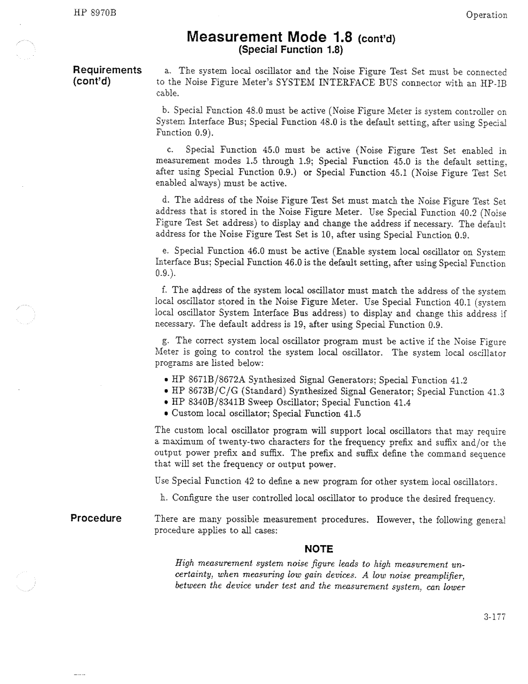 HP Noise Reduction Machine 8970b manual 