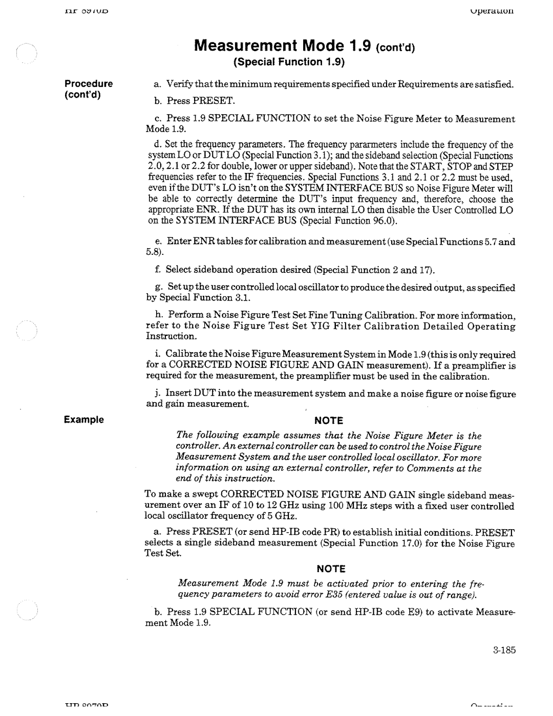 HP Noise Reduction Machine 8970b manual 