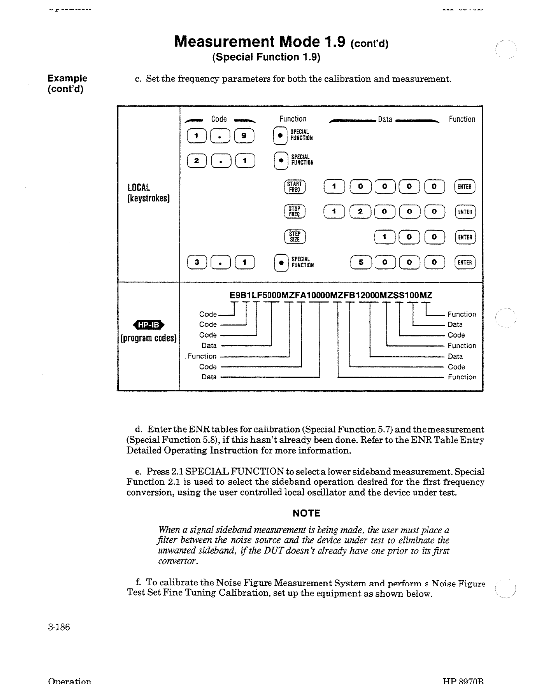HP Noise Reduction Machine 8970b manual 