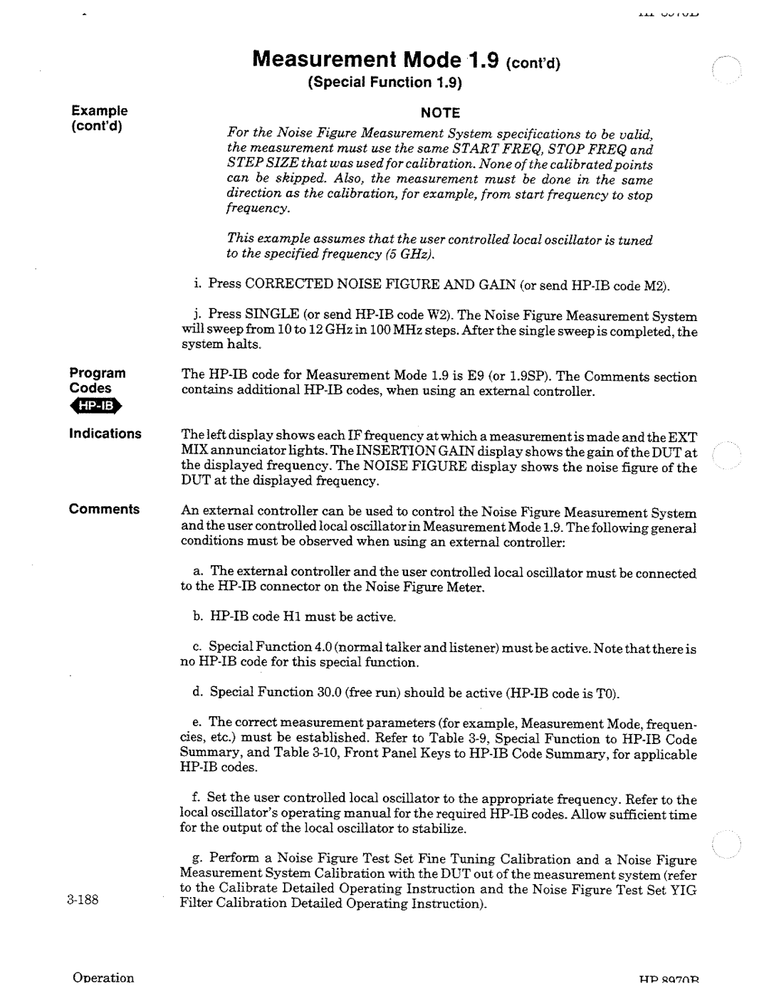 HP Noise Reduction Machine 8970b manual 