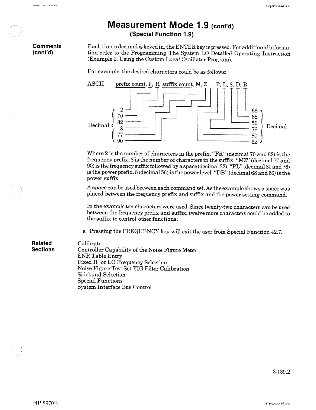 HP Noise Reduction Machine 8970b manual 