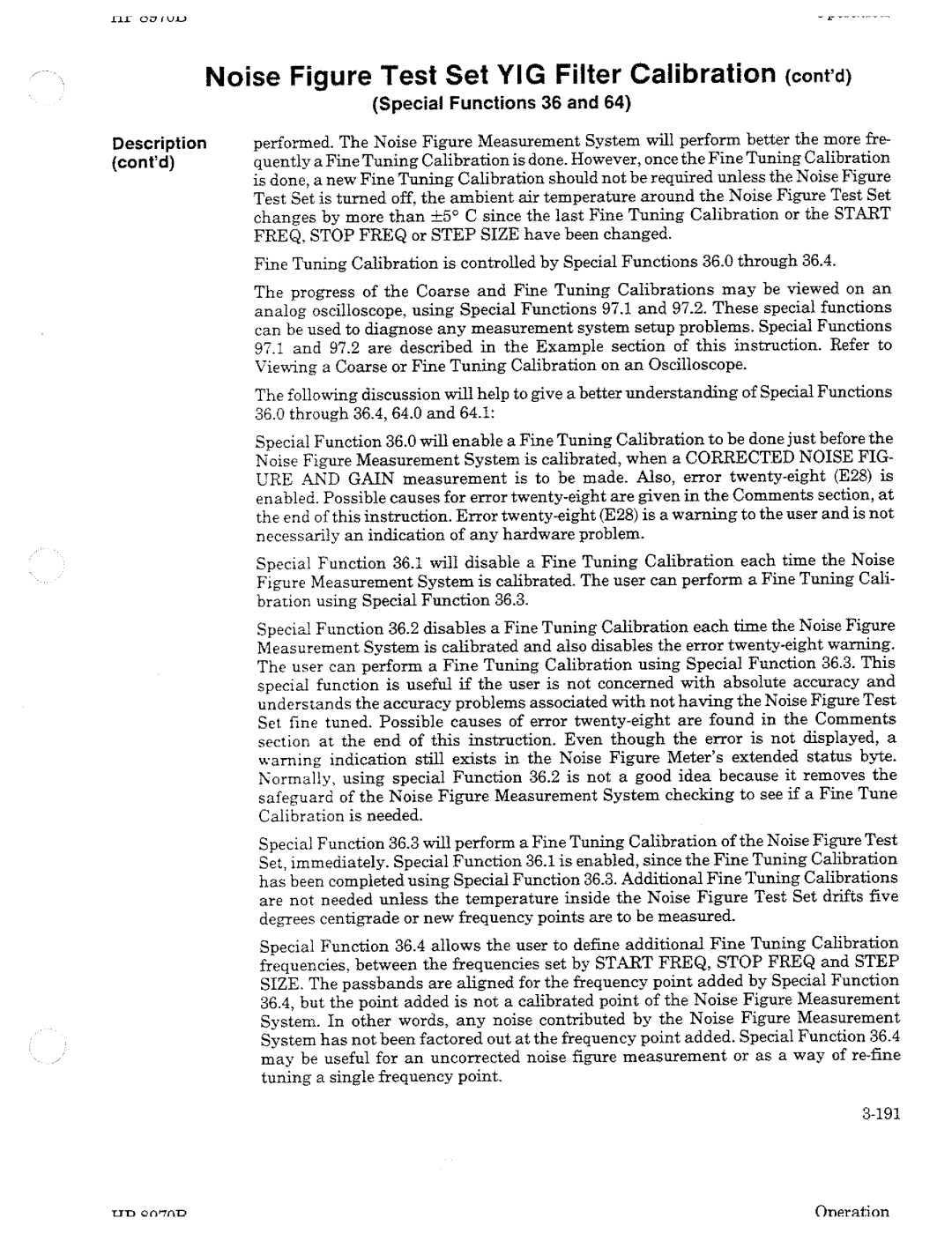 HP Noise Reduction Machine 8970b manual 