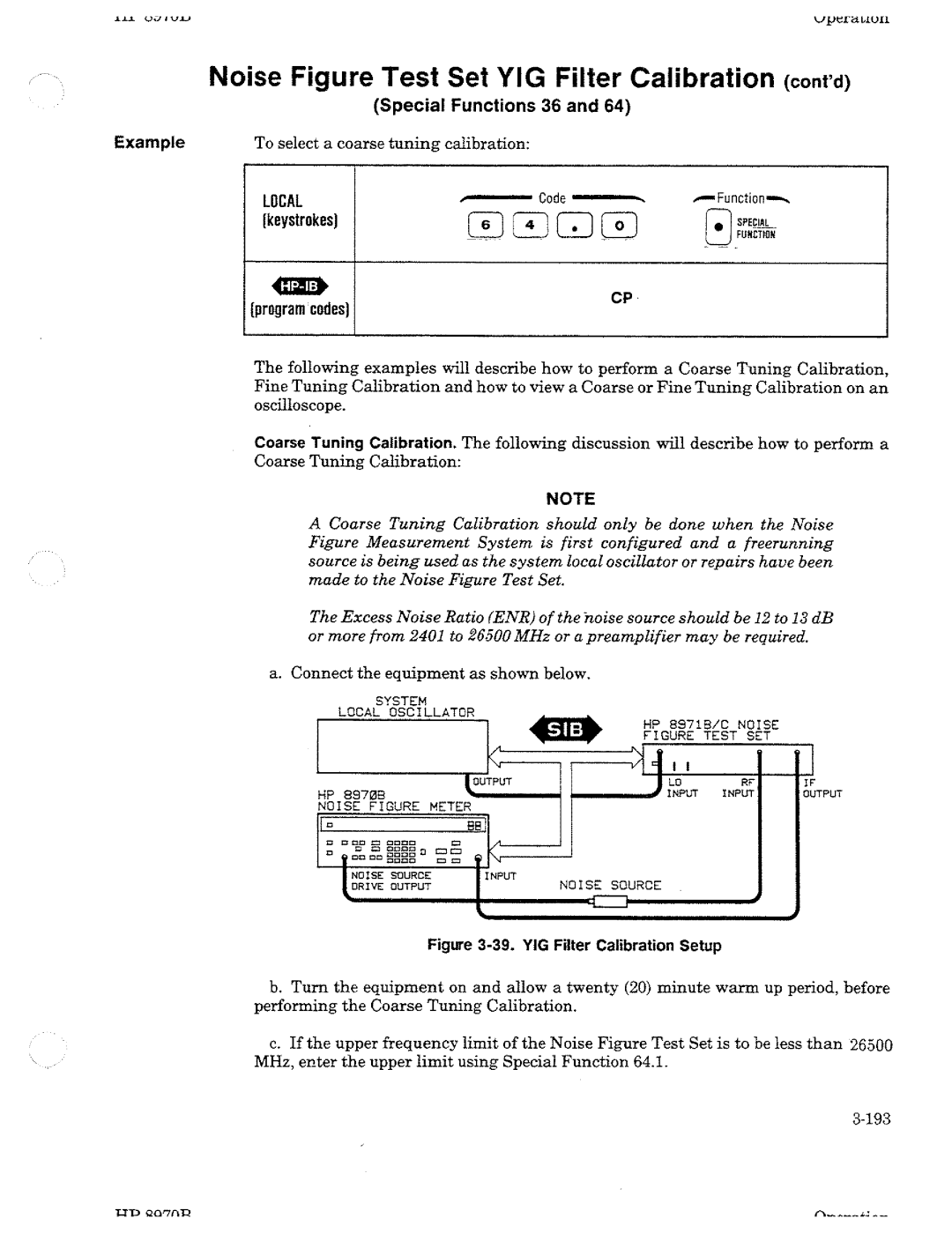 HP Noise Reduction Machine 8970b manual 