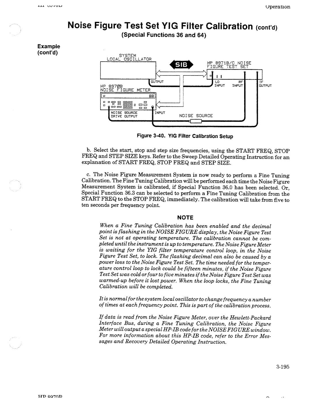 HP Noise Reduction Machine 8970b manual 