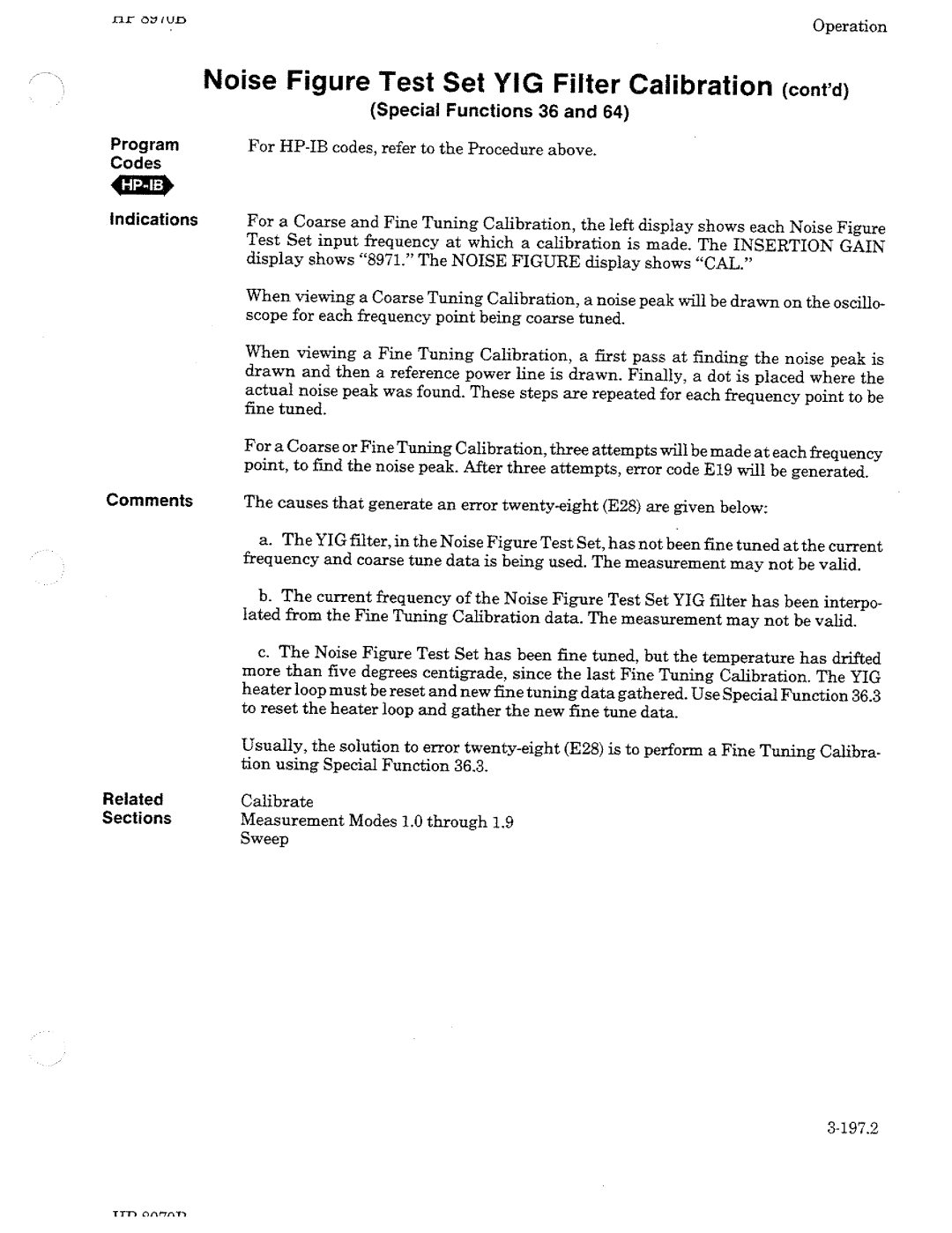 HP Noise Reduction Machine 8970b manual 