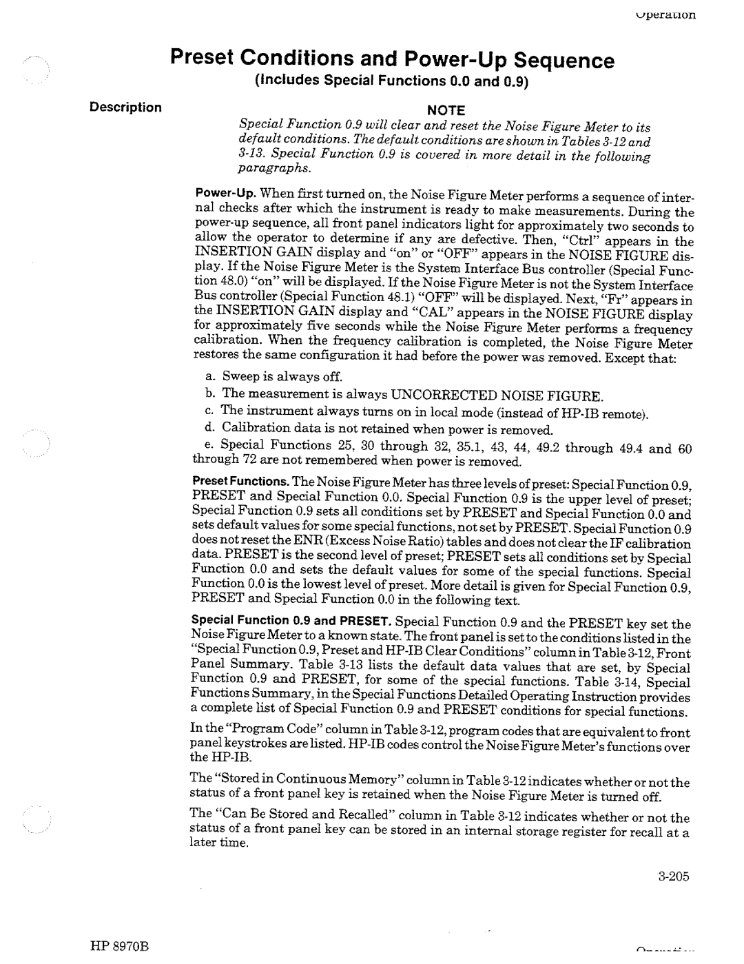 HP Noise Reduction Machine 8970b manual 