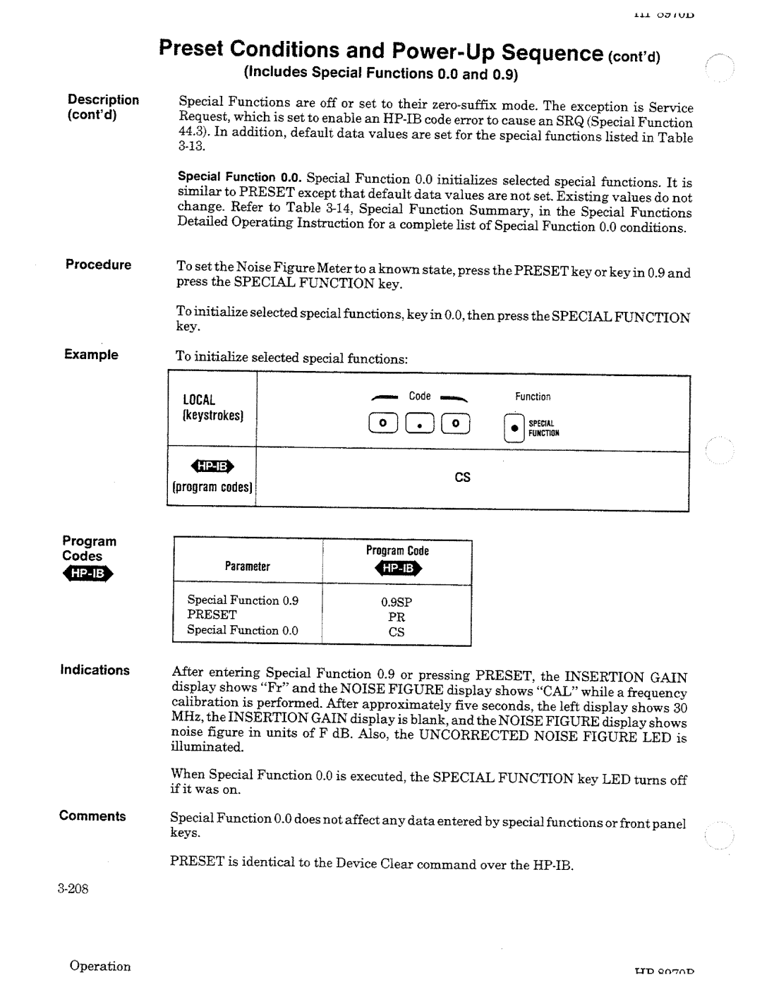 HP Noise Reduction Machine 8970b manual 
