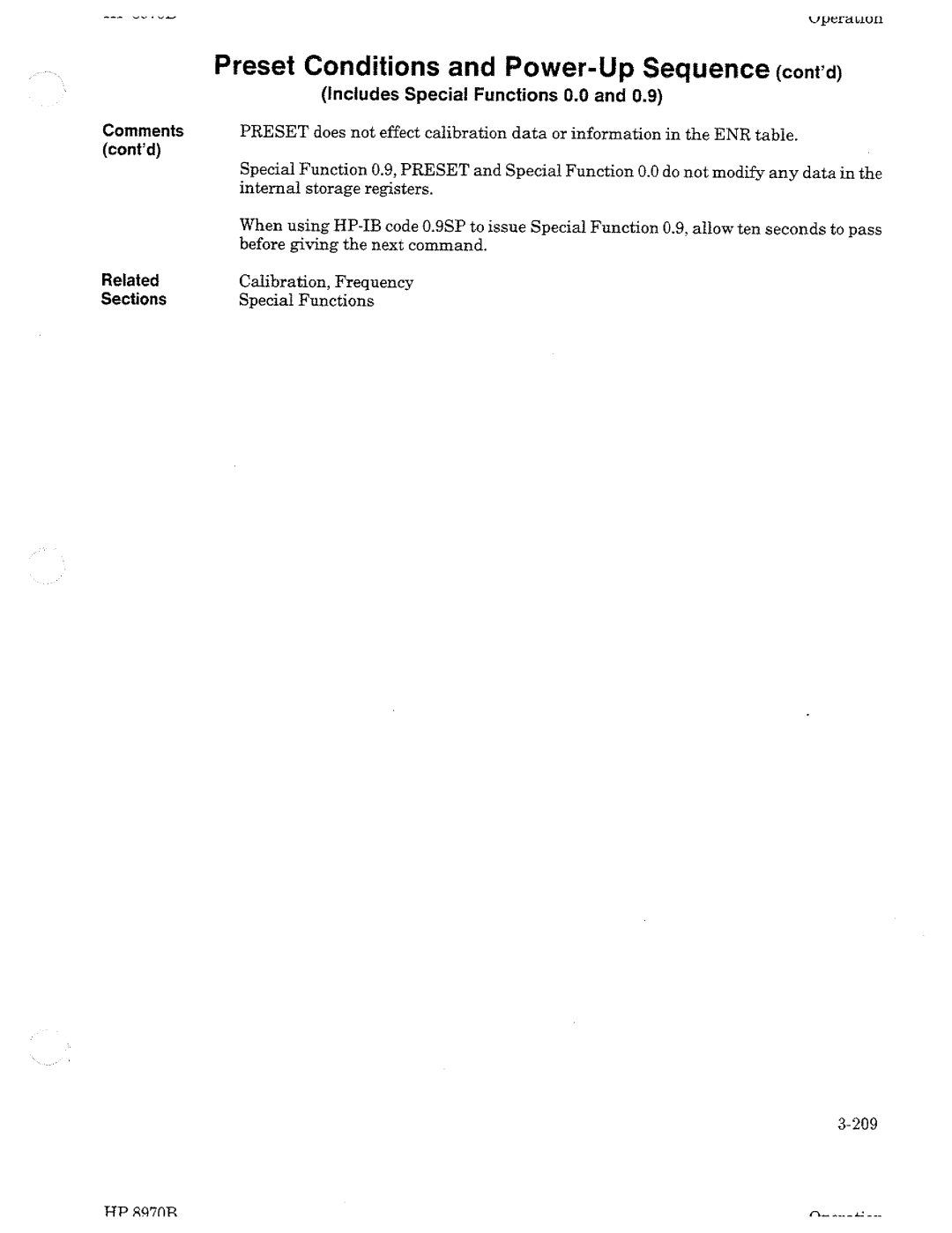 HP Noise Reduction Machine 8970b manual 