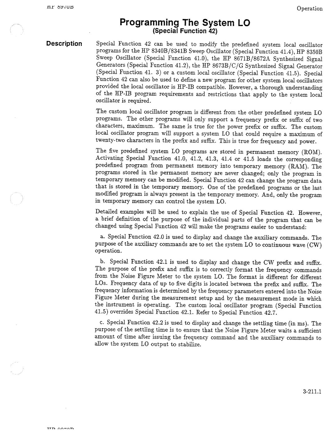 HP Noise Reduction Machine 8970b manual 