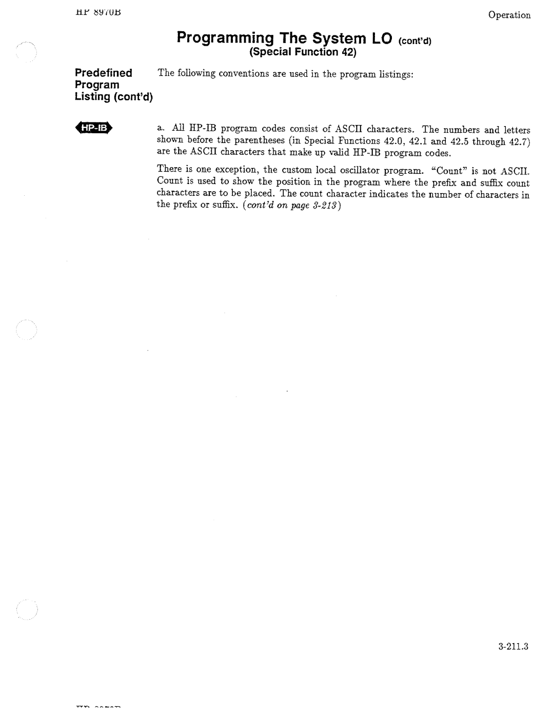 HP Noise Reduction Machine 8970b manual 