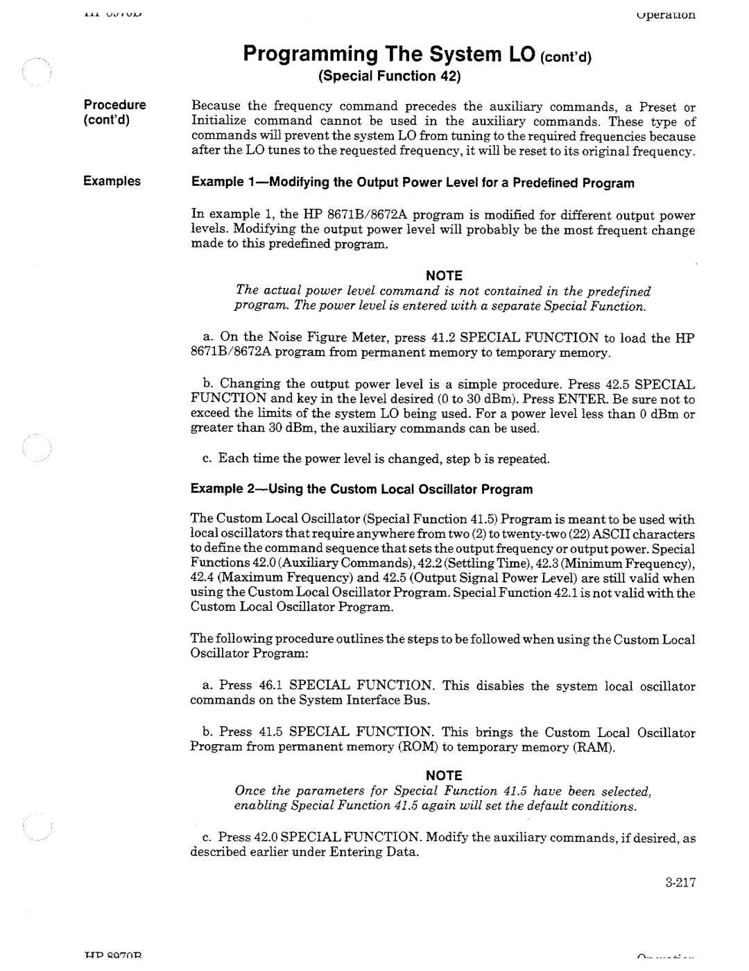 HP Noise Reduction Machine 8970b manual 