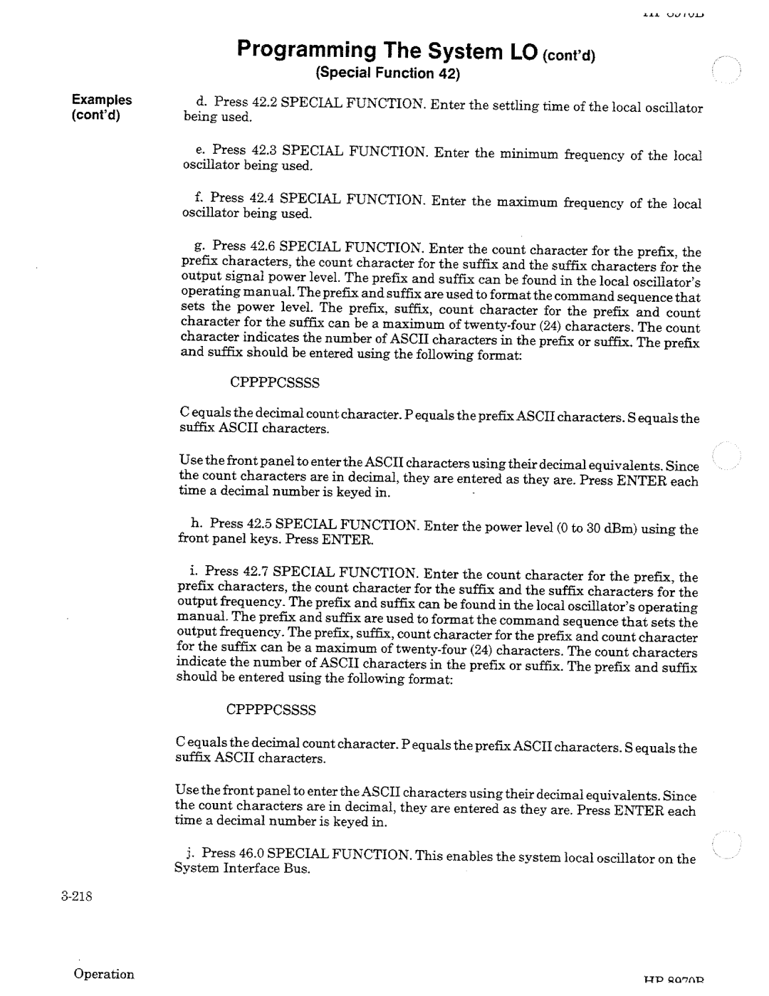 HP Noise Reduction Machine 8970b manual 
