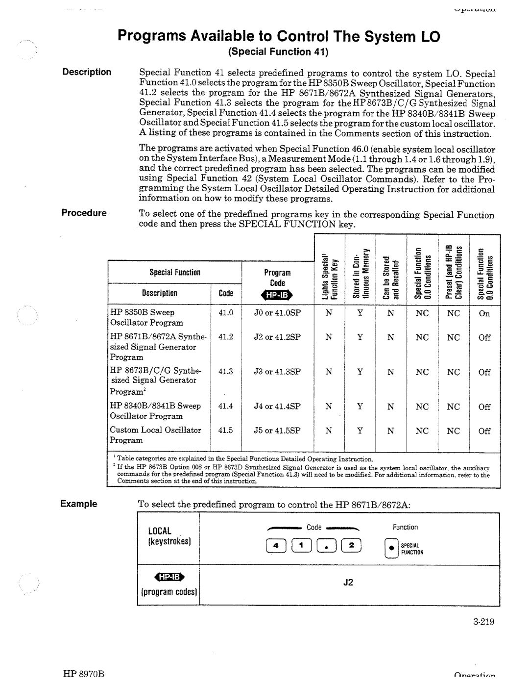 HP Noise Reduction Machine 8970b manual 