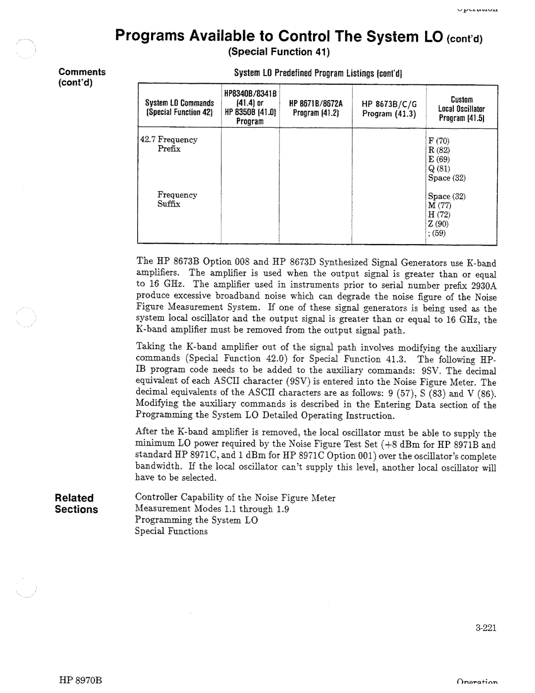 HP Noise Reduction Machine 8970b manual 