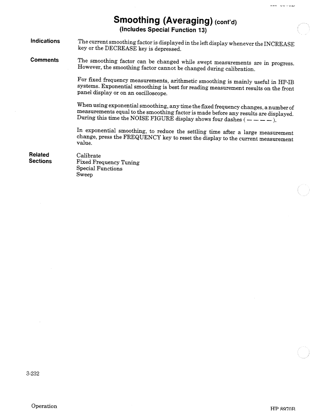 HP Noise Reduction Machine 8970b manual 