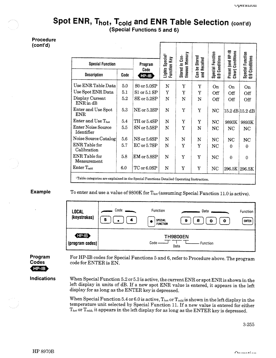 HP Noise Reduction Machine 8970b manual 