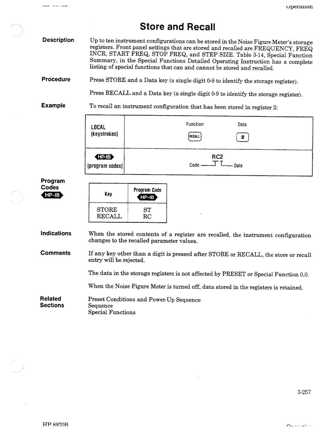HP Noise Reduction Machine 8970b manual 
